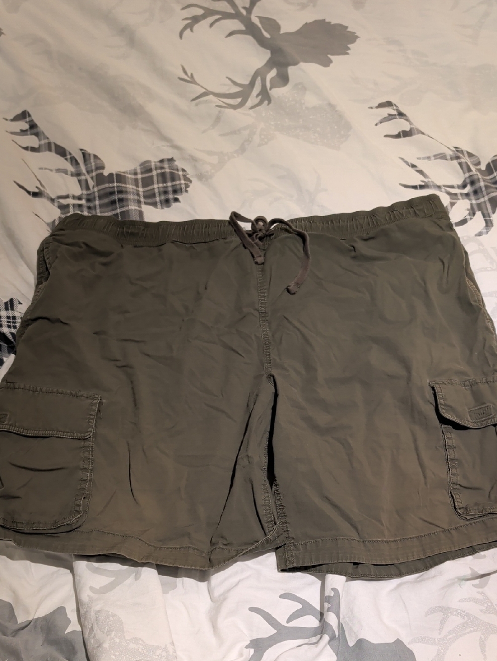 Roots Men's Olive Cargo Swim Shorts